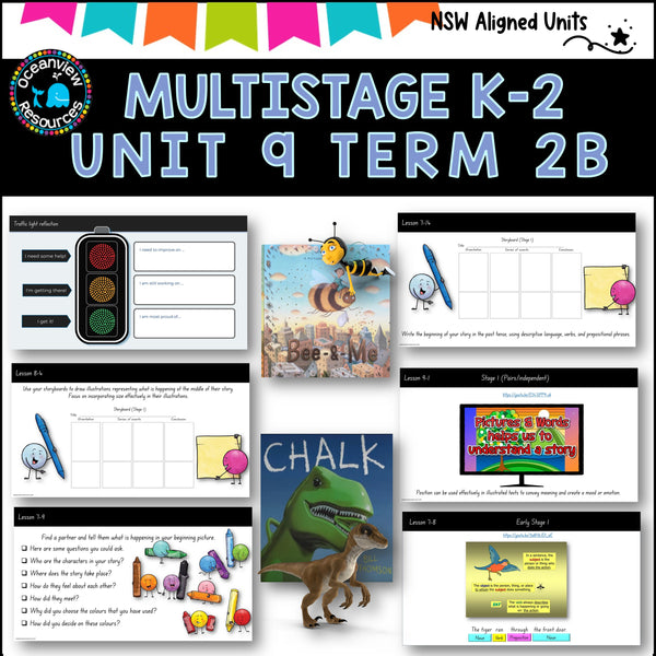 CHALK, BEE &ME, NSW MultiStage K-2 Unit 9 component B ENGLISH TERM 2B