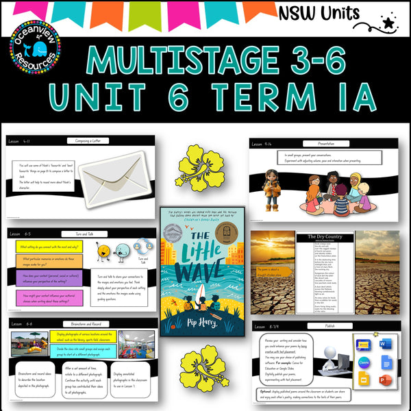 Multigrade 3-6 NSW DET Unit 6 THE LITTLE WAVE by Pip Harry Component B Year A