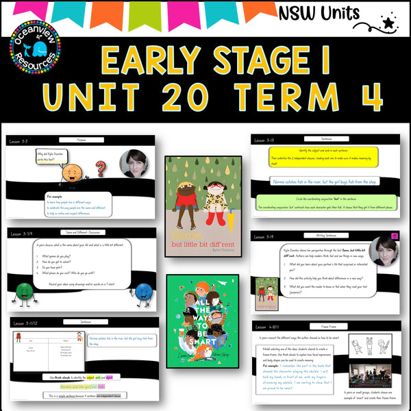 SAME BUT DIFF'RENT, PERFECT Unit 20, unit ES1 Term 4, NSW DET Component B