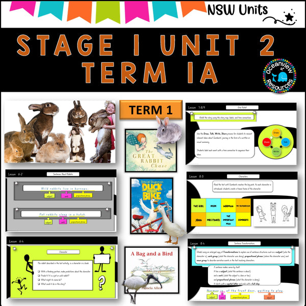 NSW DET Stage 1 English Unit 2 A BAG AND A BIRD Component B TERM 1A Narrative