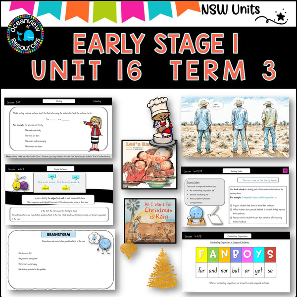 ALL I WANT FOR XMAS,LET'S EAT ! Unit 16, unit ES1 Term 4, NSW DET  2025 updated