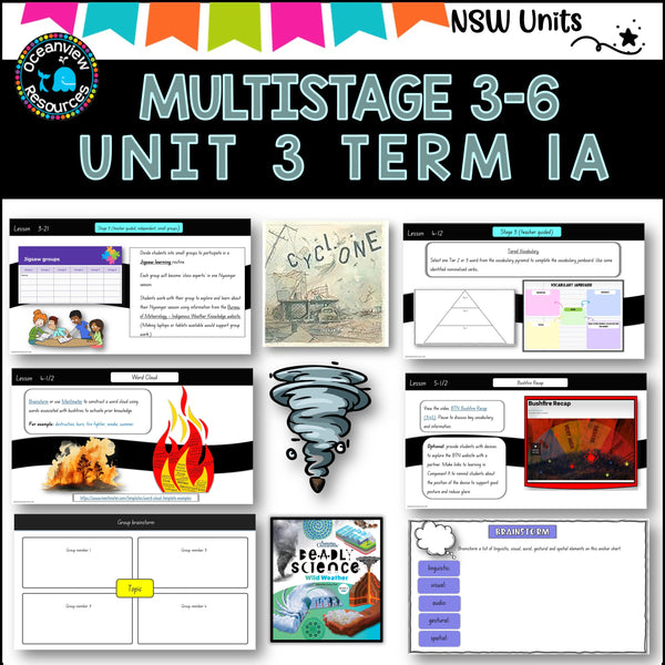 Multigrade 3-6 NSW DET Unit3 DEADLY SCIENCE:WEATHER, CYCLONE Component B Term 1A