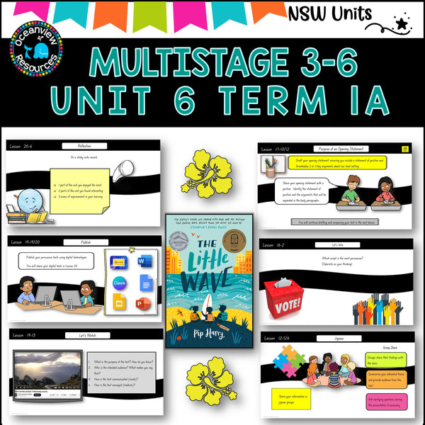 Multigrade 3-6 NSW DET Unit 6 THE LITTLE WAVE by Pip Harry Component B Year A