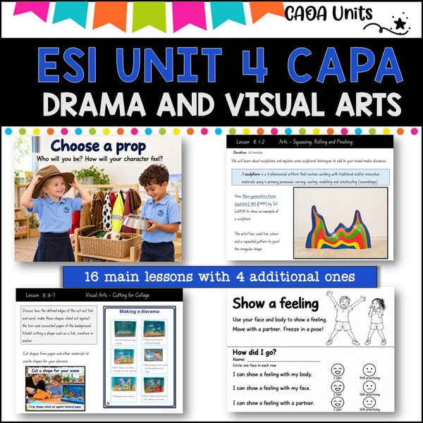 ES1 UNIT 4 NSW DET aligned CAPA Complete Unit- visual arts and drama