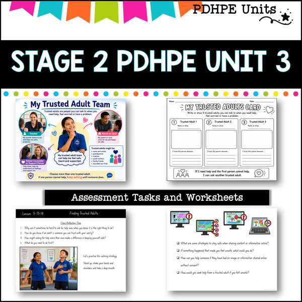 STAGE 2 UNIT 3 NSW Aligned 2025 PDHPE Complete Unit-identity, safety, PE skills