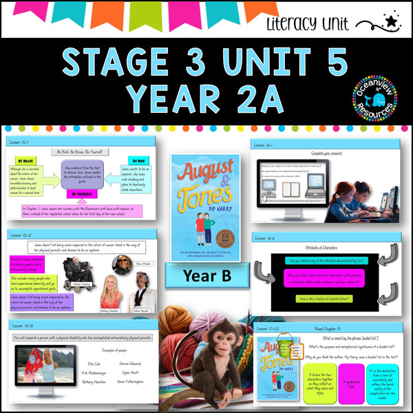 AUGUST AND JONES -NSW DET Stage 3 Unit 5 Term 2 Year B Component B NESA