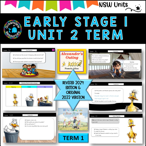 ES1 UNIT 2 (2024 update) GOING ON A BEAR HUNT Component B NSW DET unit