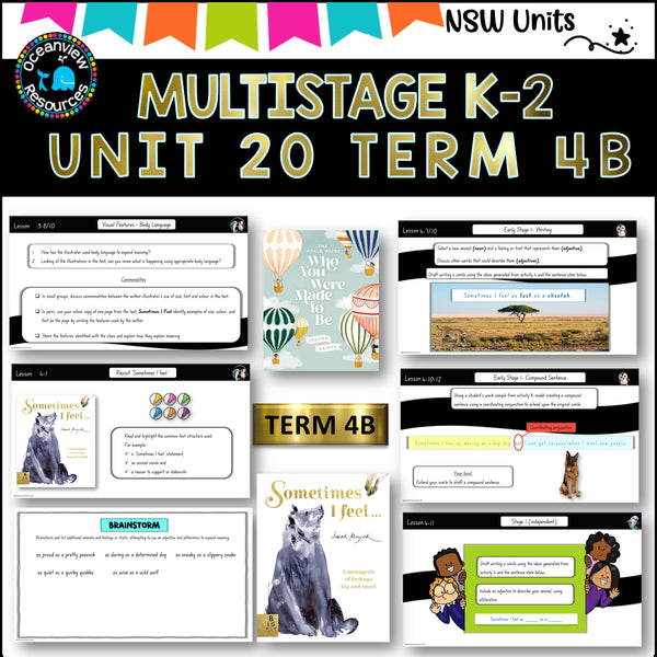 UNIT 20 SOMETIMES I FEEL... Multi-Stage K-2 comp B ENGLISH TERM 4B Component B