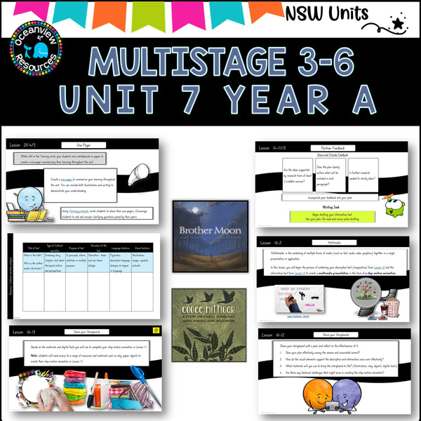 Multigrade 3-6 NSW DET Unit 7 BROTHER MOON, COOEE MITTIGA Component B year A