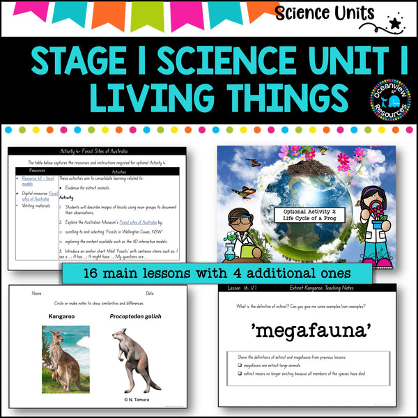 STAGE 1 UNIT 1 NSW Science Sample Teaching Pack- Living Things Years 1 and 2
