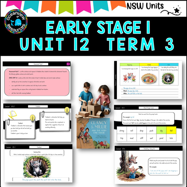 UPDATED 2025 -CLANCY & MILLIE Unit 12, ES1 Term 3, NSW DET mentor text context