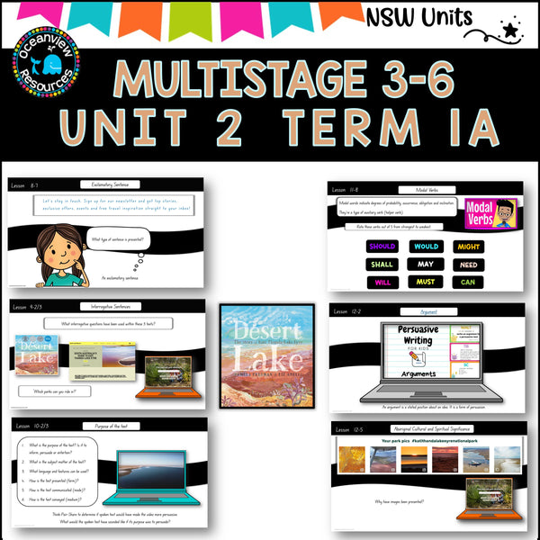 Multigrade 3-6 NSW DET Unit 2 DESERT LAKE By Pamela Freeman Component B Term 1A