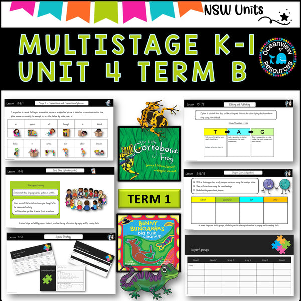 BENNY BUNGARRA, LITTLE CORROBOREE FROG Multiage K-2 Unit 4comp B TERM 1 NSW DET