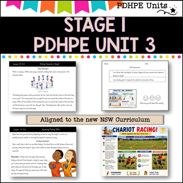 STAGE 1 UNIT 3 NSW Aligned 2025 PDHPE COMPLETE Unit