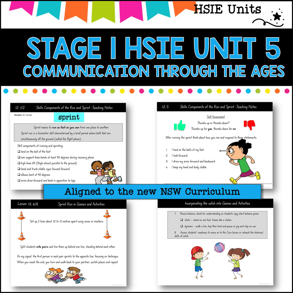 Hsie Sign STAGE 1 UNIT 5 NSW DET HSIE unit History of Communication yrs 1-2