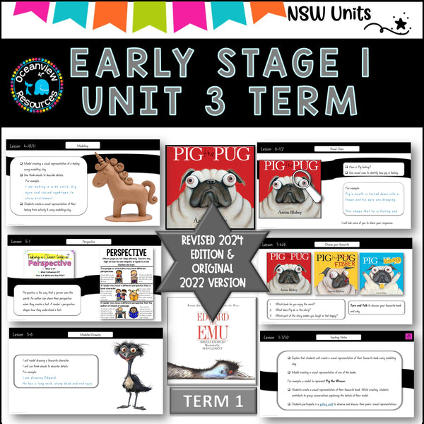 ES1 UNIT 3 (2024 update) PIG THE PUG, EDWARD THE EMU Component B NSW DET unit