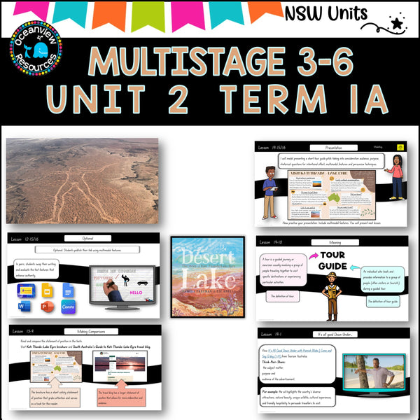 Multigrade 3-6 NSW DET Unit 2 DESERT LAKE By Pamela Freeman Component B Term 1A