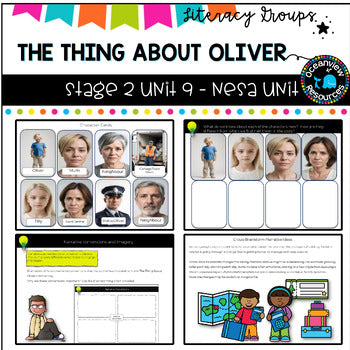 THE THING ABOUT OLIVER-NSW Stage 2 Unit 9 support Unit- BOOK STUDY