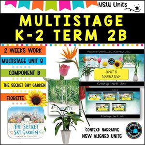 SECRET SKY GARDEN,FLORETTE NSW MultiStage K-2 Unit 8 component B ENGLISH TERM 2B