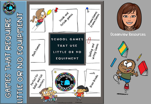 Easy Prep Fun games for Morning Meetings, Friday Fun or Brain Breaks