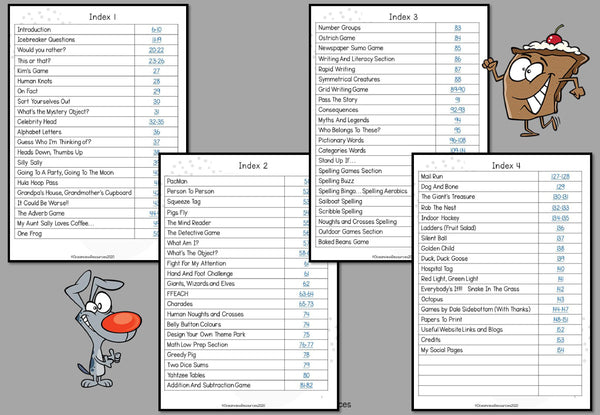 Easy Prep Fun games for Morning Meetings, Friday Fun or Brain Breaks