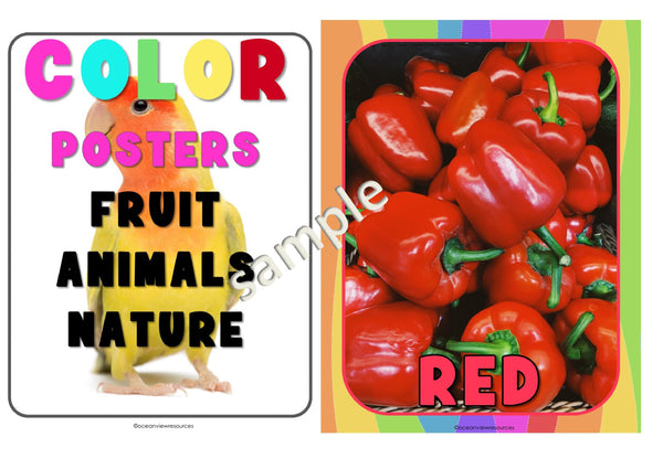 COLOUR Posters - nature and the world around us