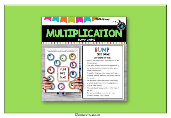 Multiplication Bump Game