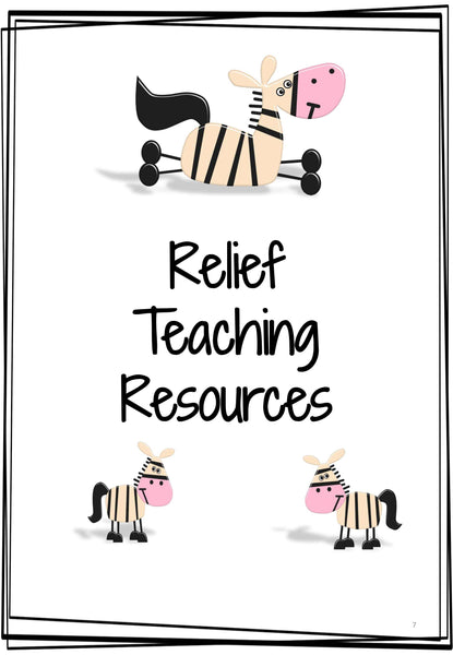 Amazing Website Links  and Surviving Relief Teaching Book