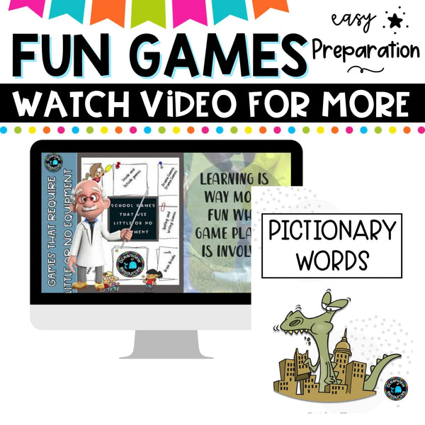 Easy Prep Fun games for Morning Meetings, Friday Fun or Brain Breaks