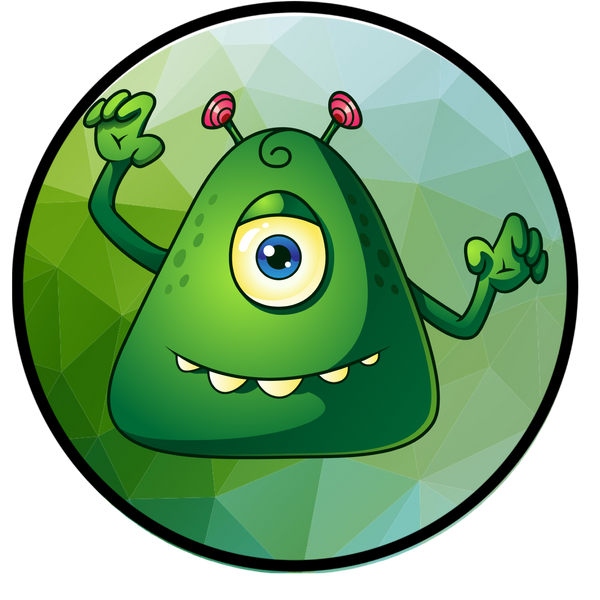 Digital Stickers- Monster Themed