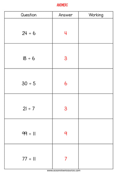 FUN Picture reveal DIGIT mixed division with worksheets (2 sets)