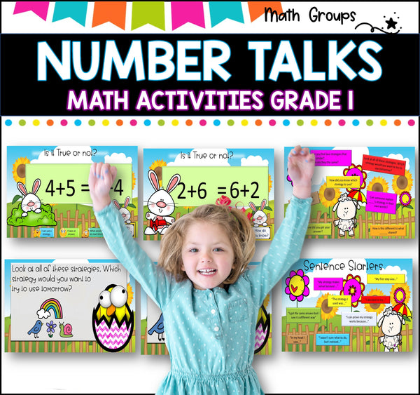 NUMBER TALKS I Kindergarten - Grade 1 I Mathematical thinking