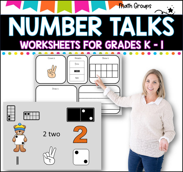 NUMBER TALKS I Grades k-1 I WORKSHEETS 1-20