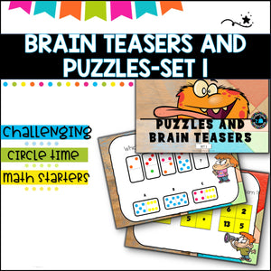 Puzzles and Brain Breaks for Upper Primary- Set 1