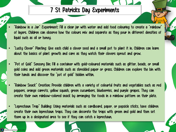 "Lucky Science: 7 St. Patrick's Day Experiments"