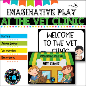 Vet Clinic- Dramatic Play #TPTSALESrus