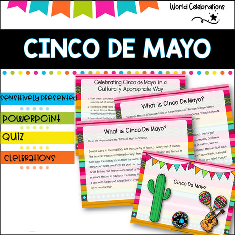 Cinco De Mayo PowerPoint presentation and Quiz