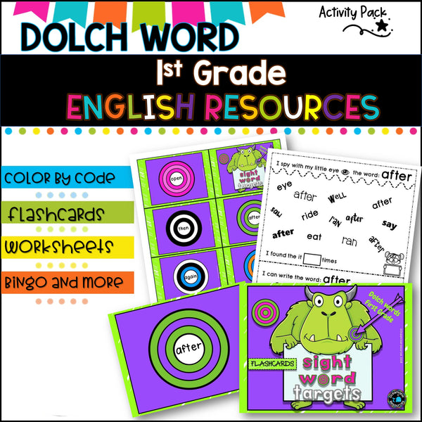 Dolch word Activity Pack-Grade 1