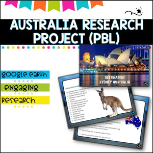 Australia Research Project- (Project Based Learning) - Oceanview Education and Teaching Supplies 