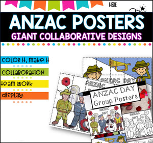 ANZAC Day activity -Collaborative Poster