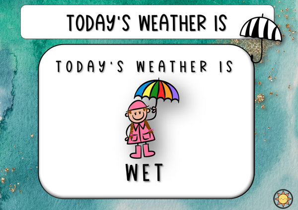 Daily Calendar and Weather chart- Interactive PowerPoint- DRAGON THEME