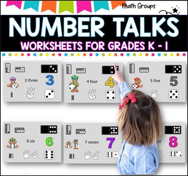 NUMBER TALKS I Grades k-1 I WORKSHEETS 1-20