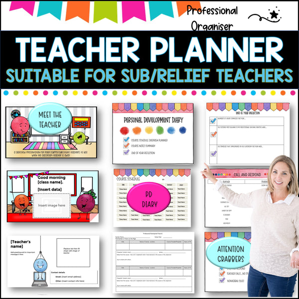 SUBSTITUTE / RELIEF TEACHER RESOURCE- MEGA BUNDLE {substitute, new teacher}