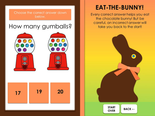 Counting to 30 Game- Google Slides paperless activity