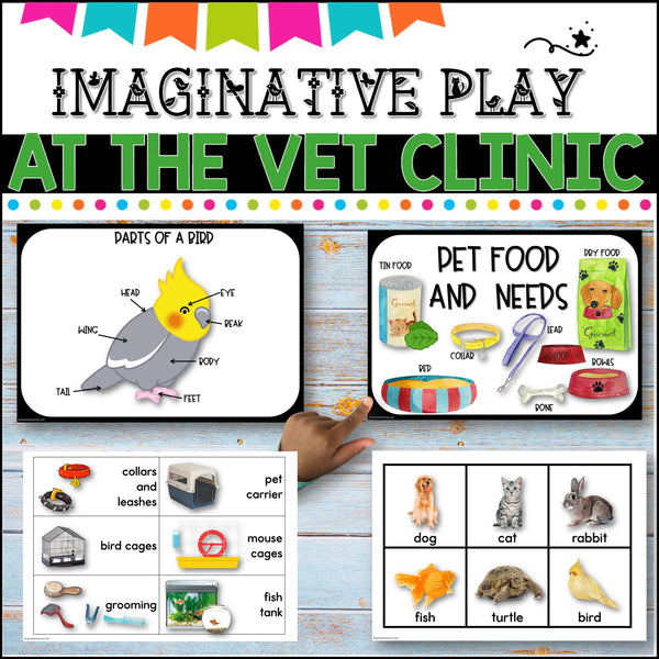 Vet Clinic- Dramatic Play #TPTSALESrus