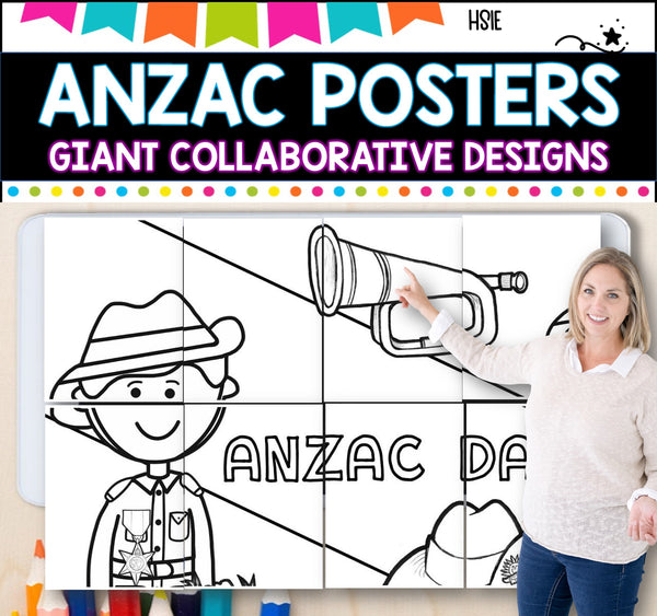 ANZAC Day activity -Collaborative Poster