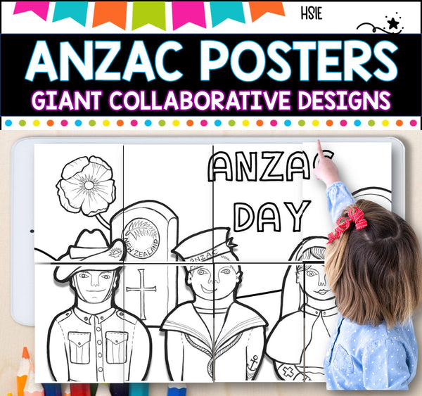 ANZAC Day activity -Collaborative Poster