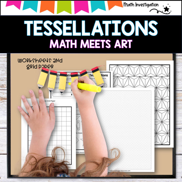 Tessellations- Maths meets Art- Fun Activity #TPTSALESrus