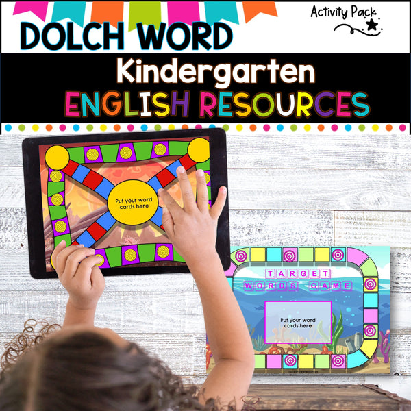 Dolch word Activity Pack-KINDERGARTEN