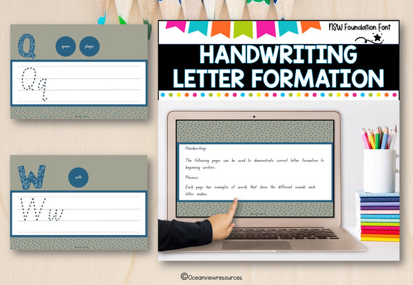 Handwriting and Phonics- A workbook for Pre-k to Kinder